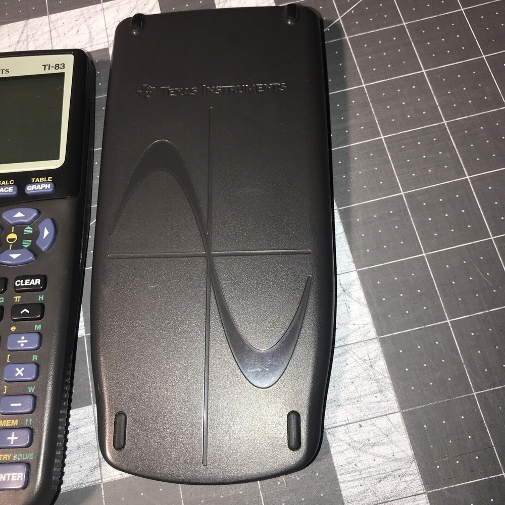 Texas Instruments TI-83 Graphing Calculator With Cover And Guide Book - Picture 4 of 11